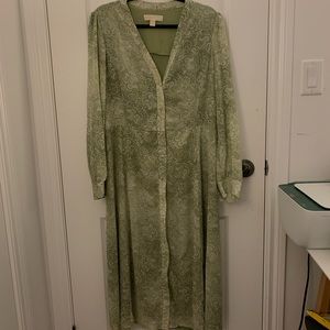 Michael Kors Maxi Dress, Long Sleeve